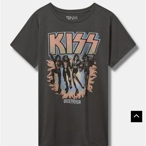 Torrid KISS Classic Fit Cotton Crew Tee